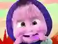 Mchezo Sweet Girl and Bear Memory Challenge online