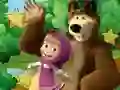 Mchezo Little Girl And The Bear Hidden Stars online