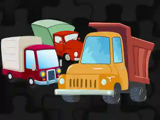 Mchezo Cartoon Truck Jigsaw online