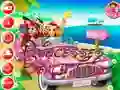 Mchezo Princesses Beach Trip online