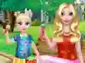 Mchezo Mommy And Daughter Summer Day online