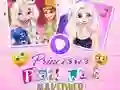 Mchezo Princesses Prank Wars Makeover online