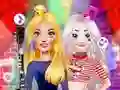 Mchezo Princesses Karaoke Night online