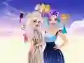 Mchezo Fashion Showdown Ellie and Villain Quinn online