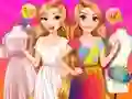 Mchezo Princesses Outfit Coloring online