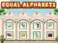 Mchezo Equal Alphabets online