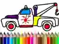 Mchezo Back To School: Truck Coloring Book online