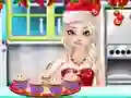 Mchezo Frozen Christmas Cupcake Maker online