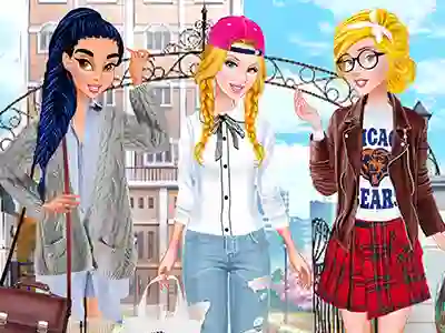 Mchezo Princesses: Back to School Collection online