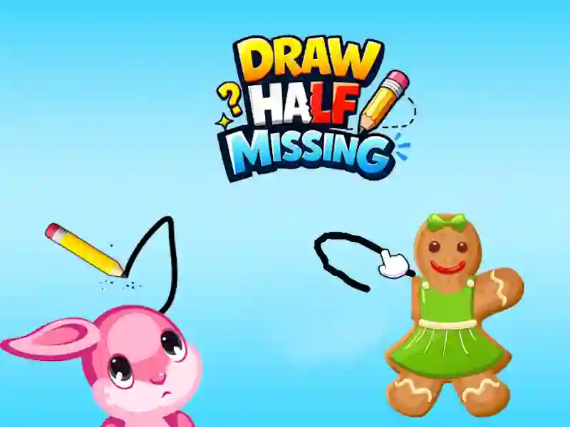 Mchezo Draw Half Game online