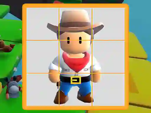 Mchezo Stumble Boys Sliding Puzzle online