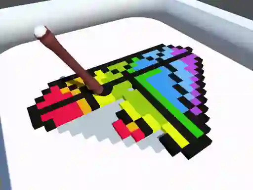 Mchezo Fill In 3D online
