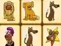 Mchezo Mahjong dogs online