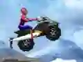 Mchezo Spiderman Snow Scooter online
