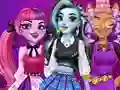Mchezo High School Princess Monster Mash online