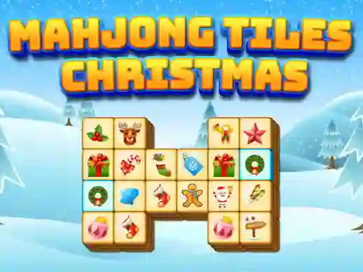 Mchezo Mahjong Tiles Christmas online