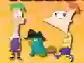 Mchezo Phineas and Ferb Hidden Stars online