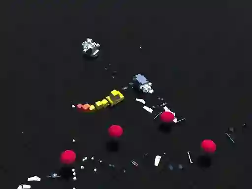 Mchezo Pixel Car vs Cops 2020 online
