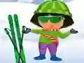 Mchezo Dora Ski Dress up online