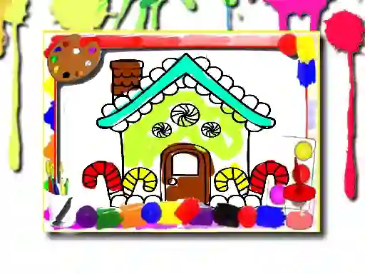 Mchezo House Coloring Book online
