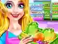 Mchezo Supermarket Girl Cleanup online