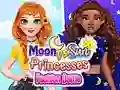 Mchezo Moon vs Sun Princess Fashion Battle online