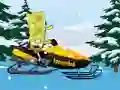 Mchezo Spongebob Snowmobile online