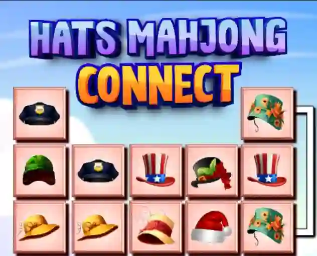 Mchezo Hats Mahjong Connect online