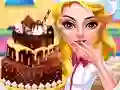 Mchezo Chocolate Cake Cooking Party online