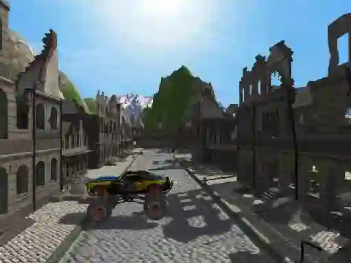 Mchezo Destroyed City Drive online