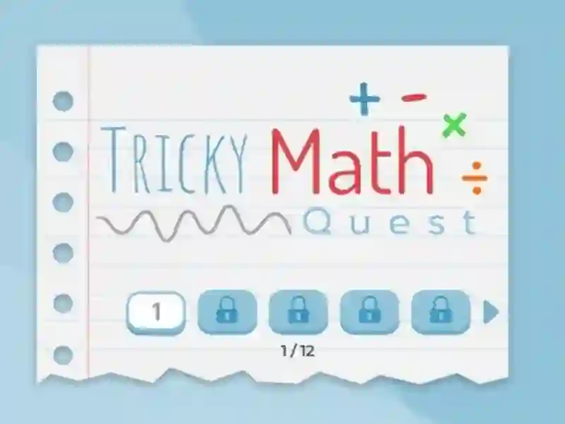 Mchezo Tricky Math Quest online