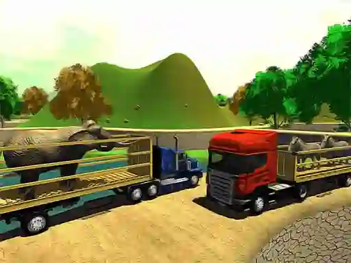 Mchezo Offroad Animal Truck Transport Simulator 2020 online