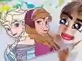 Mchezo Coloring Book: Frozen online