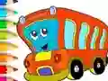 Mchezo Coloring Book: Bus online