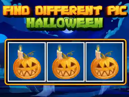 Mchezo Find Different Pic Halloween online