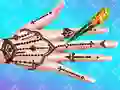 Mchezo Barbie Henna Tattoo Salon online