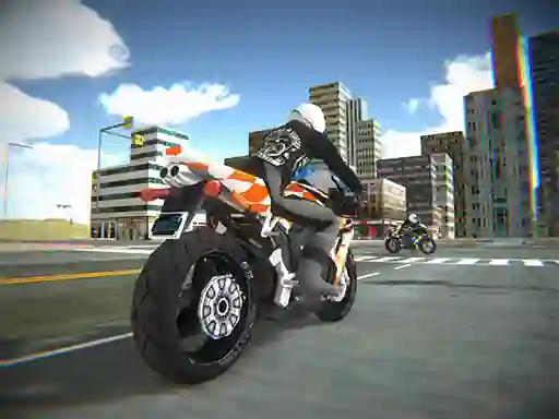 Mchezo City Police Bike Simulator online