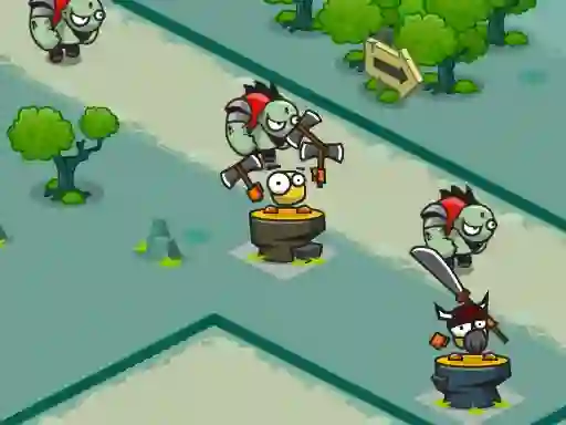 Mchezo King Bird Tower Defense online