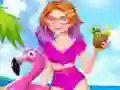Mchezo Malibu Vibes Princess On Vacation online