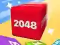 Mchezo Chain Cube 2048 3D 2 online