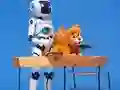 Mchezo Coloring Book: Robot And Dog online