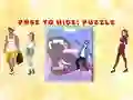 Mchezo Pose To Hide Puzzle online