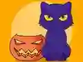 Mchezo Coloring Book: Halloween Cat online