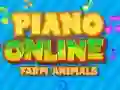 Mchezo Piano Online Farm Animals online