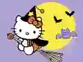Mchezo Coloring Book: Kitty Halloween online