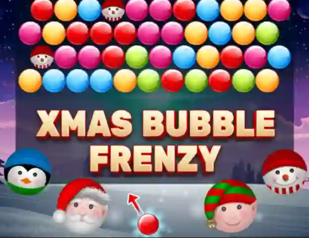 Mchezo Xmas Bubble Frenzy online