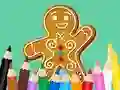 Mchezo Coloring Book: Gingerbreads online