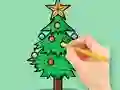 Mchezo Coloring Book: Christmas Tree online