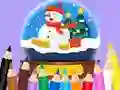 Mchezo Coloring Book: Christmas Crystal Ball online