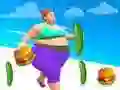 Mchezo Muscle Girl Calorie Run online